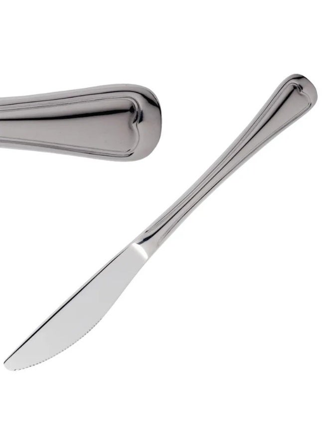 أميفا سكين تحلية أميفا متروبول من الستانلس ستيل 18/10 باللون الفضي مجموعة 12 قطعة | سكين حلويات بتصميم أوروبي أنيق للمنازل والمطاعم والفنادق | تشطيب لامع بمرآة عالية الجودة | وزن متوازن ومقبض مريح للاستخدام اليومي | سكين مائدة مقاوم للصدأ وآمن للغسالة | تصميم عصري كلاسيكي من مجموعة Amefa Premiere | سكين مثالي للكيك والحلويات والفواكه | متانة طويلة الأمد مع لمعان ثابت | أدوات مائدة احترافية للاستخدام الرسمي واليومي | سكين تحلية بطول 20.5 سم بجودة عالية - Image 3